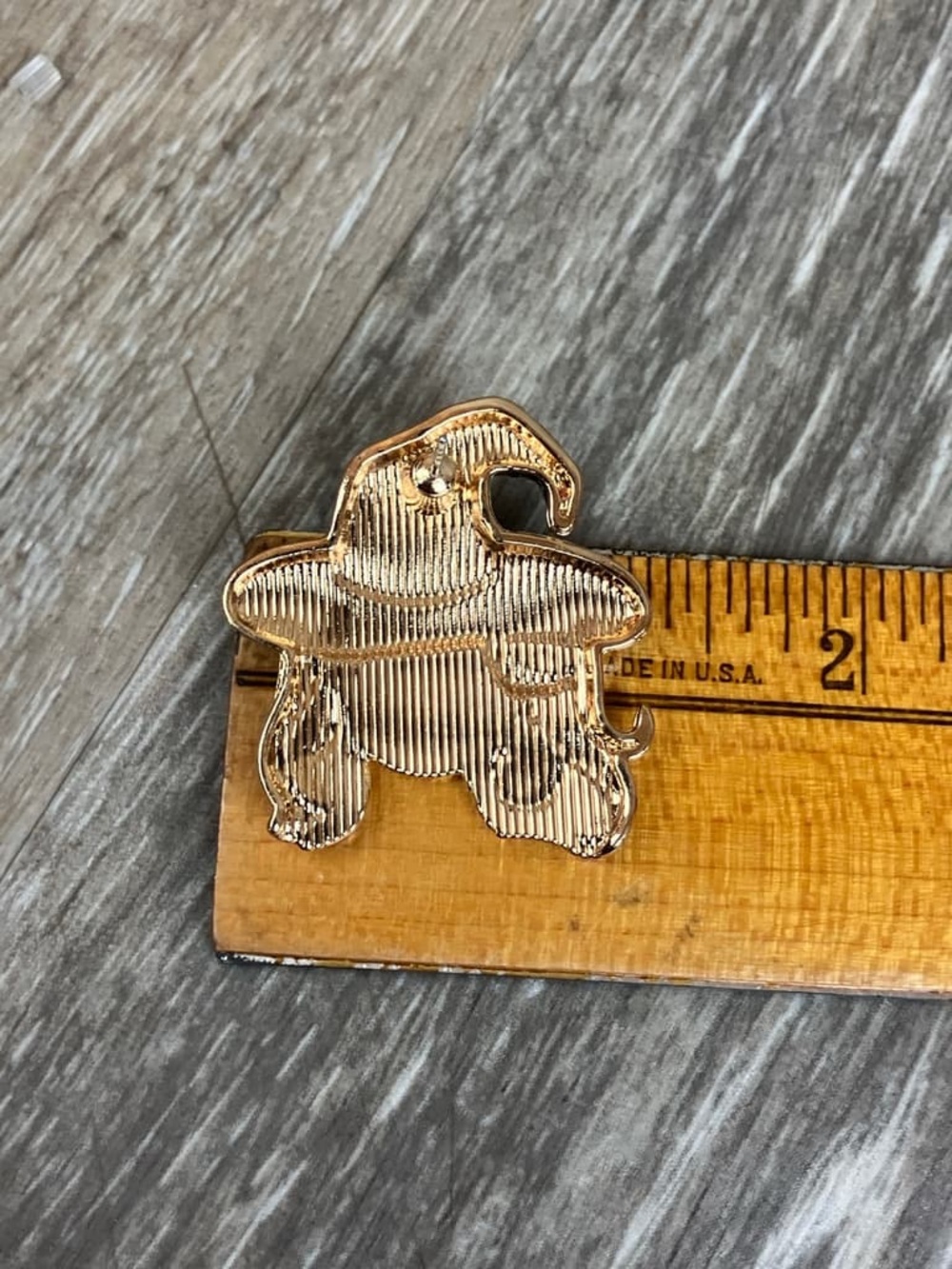 Childrens Gold Starfish Hair Clip
